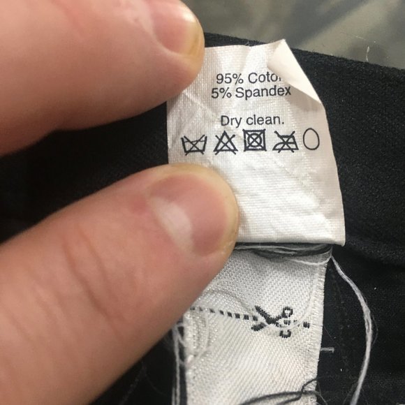 Madewell Womens 2 Black Reade Cotton Blend Flat Front Skinny Low Rise Pants - Picture 9 of 9